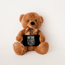 Load image into Gallery viewer, In This Family No One Fights Alone Spinal Muscular Atrophy Teddy Bear - Personalized -PRICE INCLUDE FREE SHIPPING