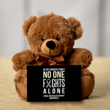 Load image into Gallery viewer, In This Family No One Fights Alone Spinal Muscular Atrophy Teddy Bear - Personalized -PRICE INCLUDE FREE SHIPPING