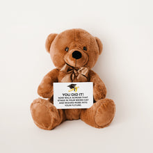 Load image into Gallery viewer, Weird Hat Graduation Teddy Bear with Message Card -PRICE INCLUDES FREE SHIPPING