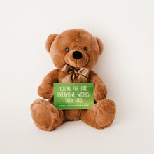 Load image into Gallery viewer, You&#39;re the Dad Everyone Wishes They Had Teddy Bear with Message Card - PERSONALIZED - PRICE INCLUDES FREE SHIPPING