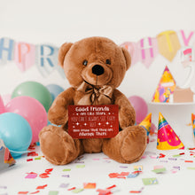 Load image into Gallery viewer, Good Friends Are Like Stars Teddy Bear with Message Card, PRICE INCLUDES FREE SHIPPING