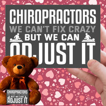 Load image into Gallery viewer, Chiropractors Can&#39;t Fix Stupid Teddy Bear with Message Card, PRICE INCLUDES FREE SHIPPING