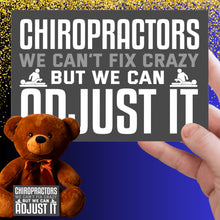 Load image into Gallery viewer, Chiropractors Can&#39;t Fix Stupid Teddy Bear with Message Card, PRICE INCLUDES FREE SHIPPING