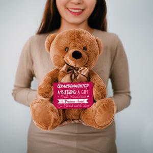 Granddaughter a Blessing Teddy Bear with Message Card, PRICE INCLUDES FREE SHIPPING