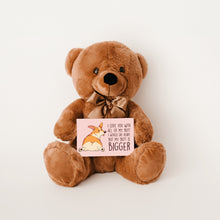 Load image into Gallery viewer, I Love You With All My Butt Teddy Bear with Message Card, PRICE INCLUDES FREE SHIPPING