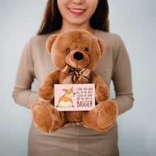 Load image into Gallery viewer, I Love You With All My Butt Teddy Bear with Message Card, PRICE INCLUDES FREE SHIPPING