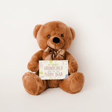 Load image into Gallery viewer, My Favorite Grandchild Teddy Bear with Message Card, PRICE INCLUDES FREE SHIPPING