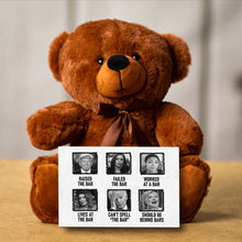 Load image into Gallery viewer, Raised the Bar Teddy Bear with Message Card, PRICE INCLUDES FREE SHIPPING