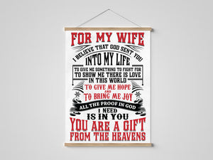 To My Wife - You Are A Gift From The Heavens - PRICE INCLUDES FREE SHIPPING