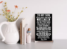 Load image into Gallery viewer, To My Son - Stay Strong - Love Dad - PRICE INCLUDES FREE SHIPPING