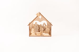 Wooden Nativity Set/Puzzle