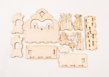 Load image into Gallery viewer, Wooden Nativity Set/Puzzle