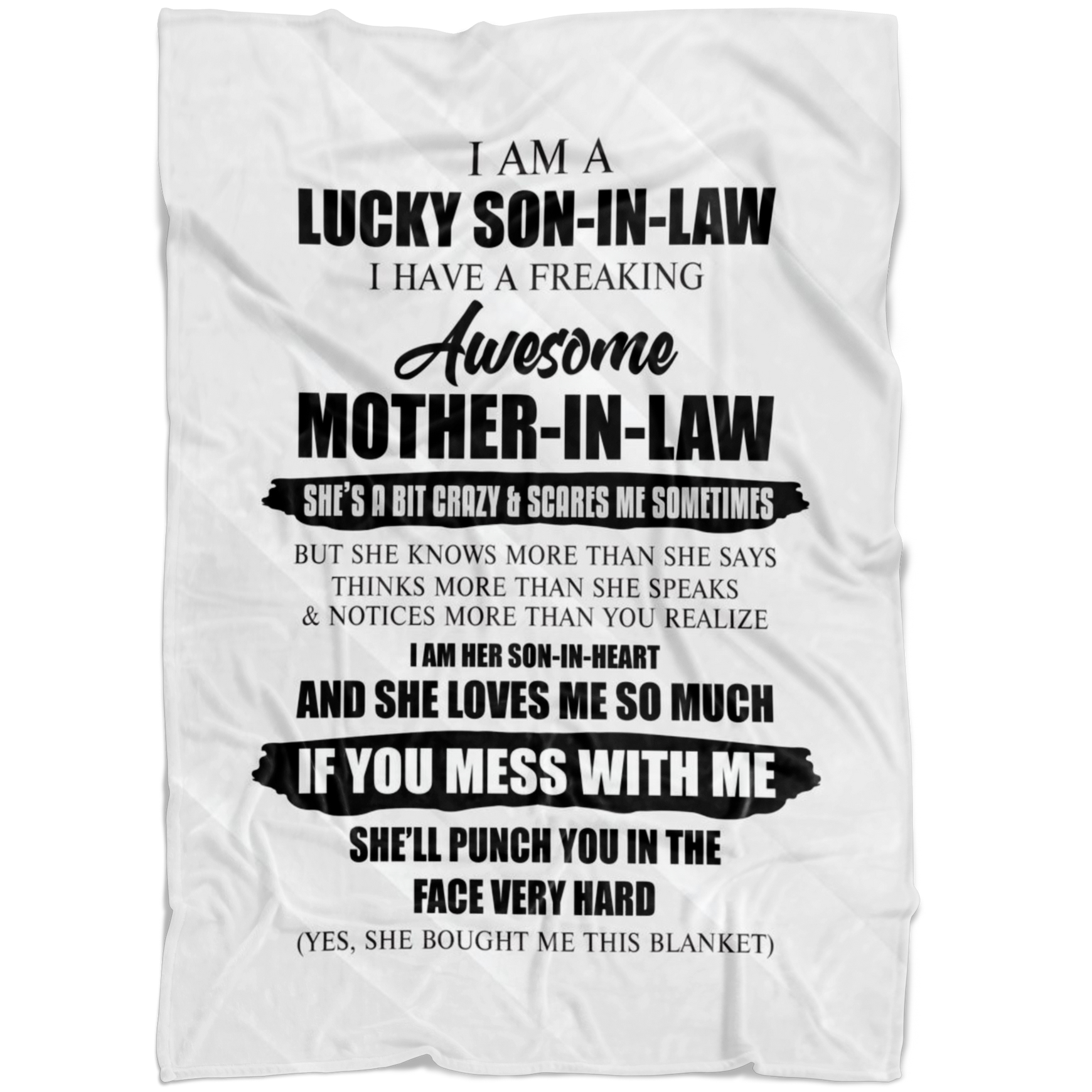 Lucky Son In Law Blanket