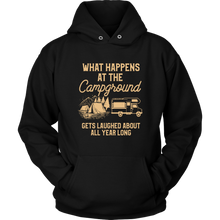 Load image into Gallery viewer, What Happens At the Campground Hoodie