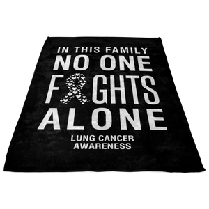 Lung Cancer Awareness Blanket