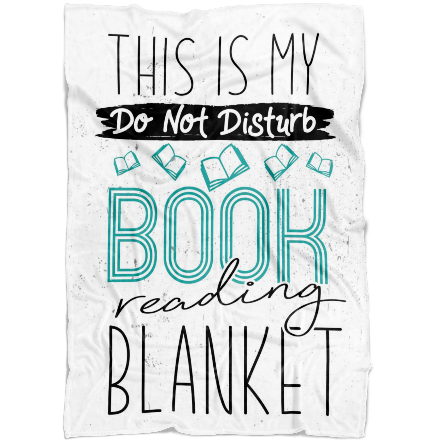 This Is My Do Not Disturb Book Reading Blanket Fleece Blanket