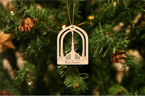 Boise Temple Christmas Ornament