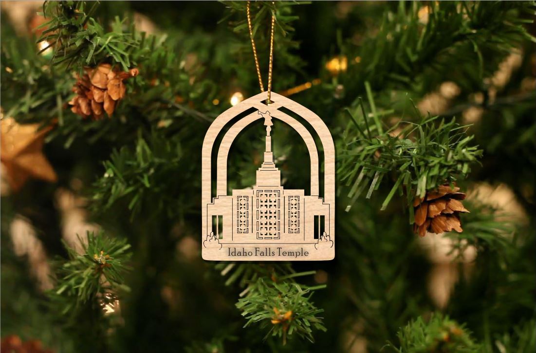 Idaho Falls Temple Christmas Ornament