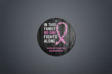 Load image into Gallery viewer, Breast Cancer Awareness Christmas Ornament