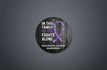 Load image into Gallery viewer, Pancreatic Cancer Awareness Christmas Ornament