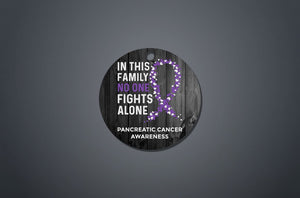 Pancreatic Cancer Awareness Christmas Ornament