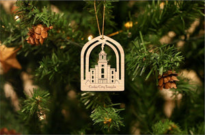 Cedar City Temple Christmas Ornament