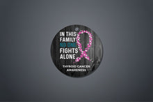 Load image into Gallery viewer, Thyroid Cancer Awareness Christmas Ornament