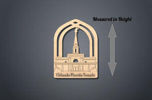 Orlando Florida Temple Christmas Ornament