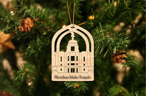 Meridian Idaho Temple Christmas Ornament