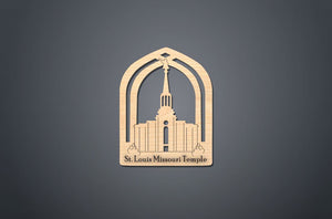 St. Louis Missouri Temple Christmas Ornament