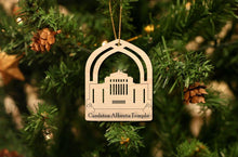 Load image into Gallery viewer, Cardston Alberta Temple Christmas Ornament