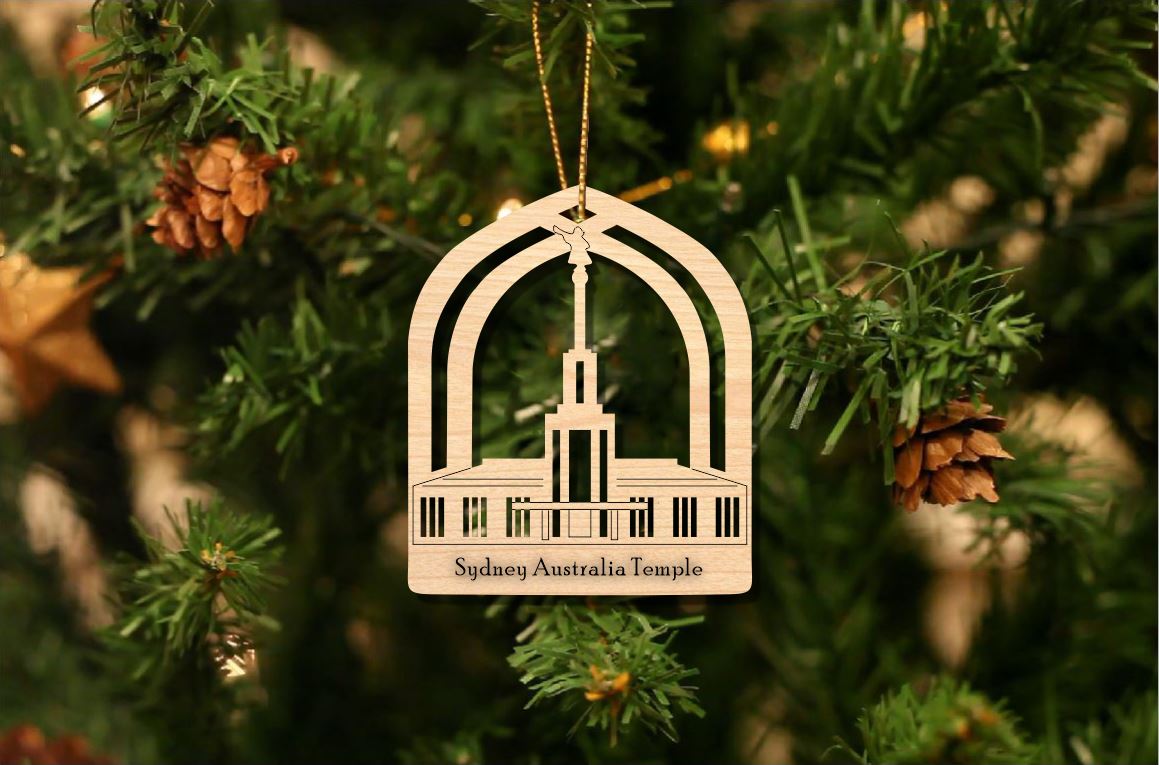 Sydney Australia Temple Christmas Ornament