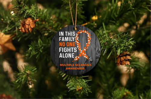 Multiple Sclerosis Awareness Christmas Ornament