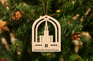 Hamilton New Zealand Temple Christmas Ornament