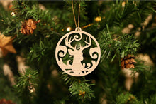 Load image into Gallery viewer, Deer Head Christmas Ornament