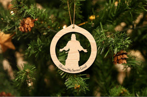 Jesus Christ Christmas Ornament