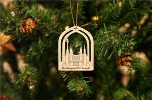 Washington D.C. Temple Christmas Ornament