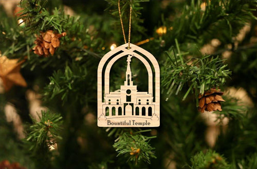 Bountiful Temple Christmas Ornament