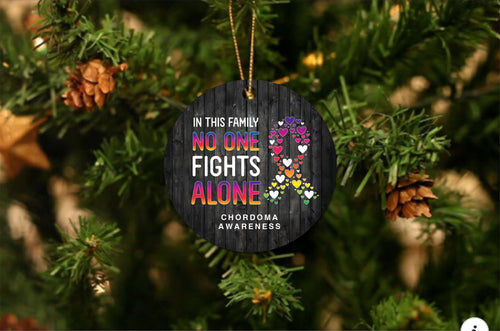 Chordoma Awareness Christmas Ornament