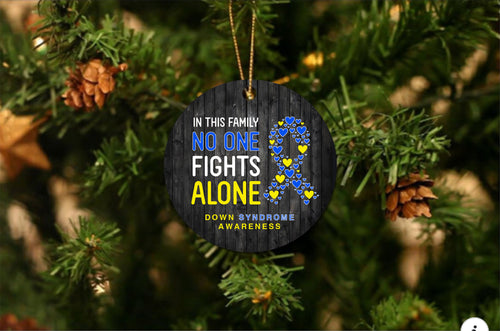 Down Syndrome Awareness Christmas Ornament