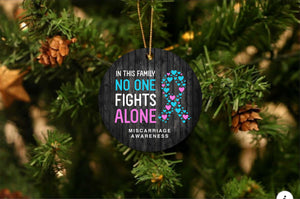Miscarriage Awareness Christmas Ornament