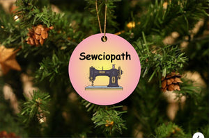 Sewicopath Christmas Ornament