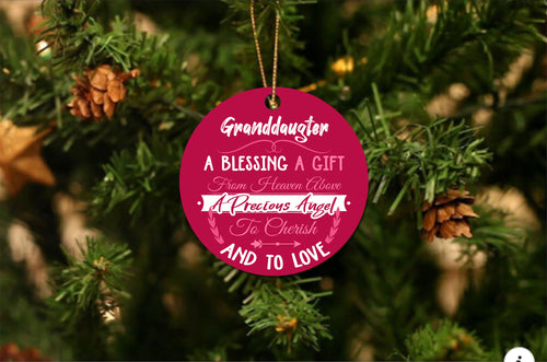Grandma & Granddaughter Christmas Ornament