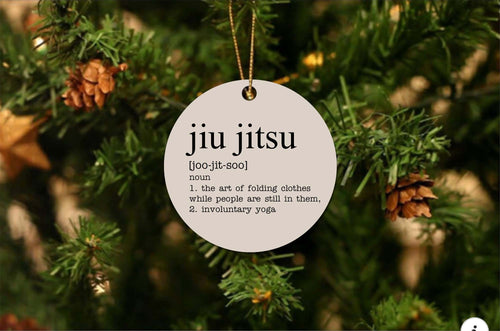 Brazilian Jiu Jitsu Christmas Ornament