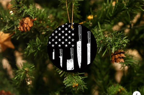 Chef Flag Christmas Ornament