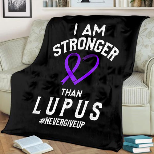 I Am Stronger Lupus Blanket