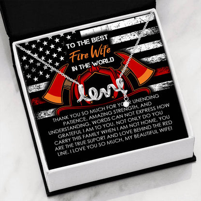 Fire Wife Love Necklace