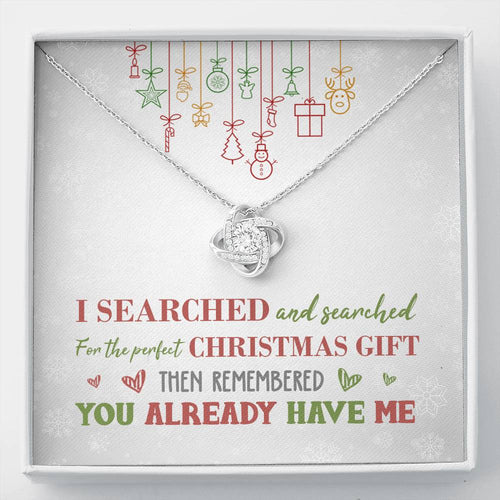 Perfect Christmas Knot Necklace