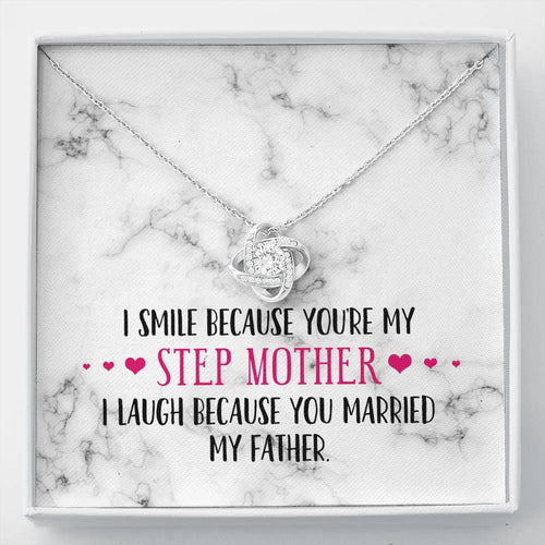 Smile Step Mother Knot Necklace