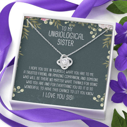 Unbiological Sister Knot Necklace
